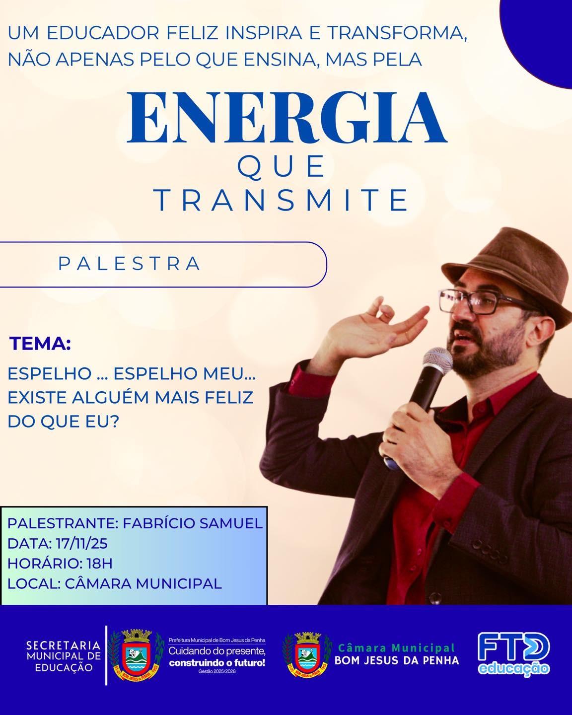 Palestra “Espelho… Espelho meu… Existe alguém mais feliz do que eu?”