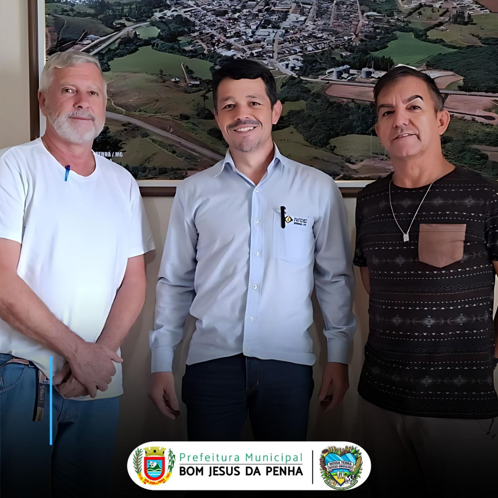 Recebemos em nosso gabinete o engenheiro responsável pela obra do Contorno Viário