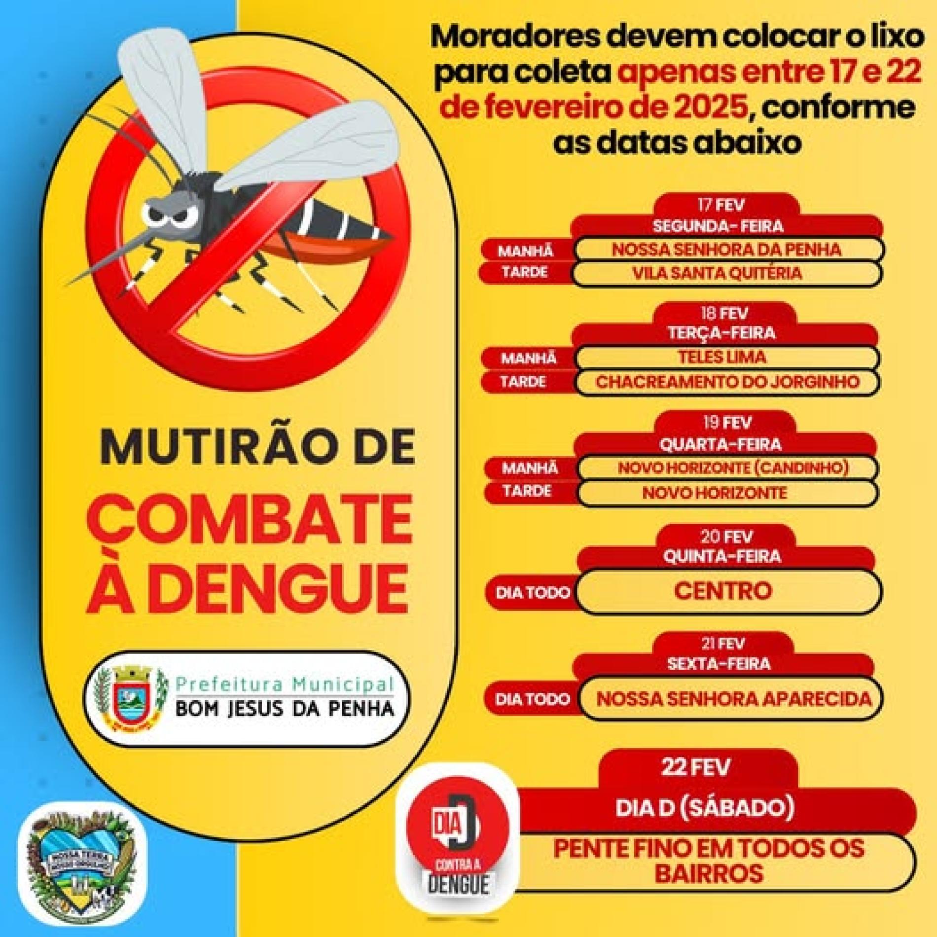 Mutirão de recolhimento de lixo